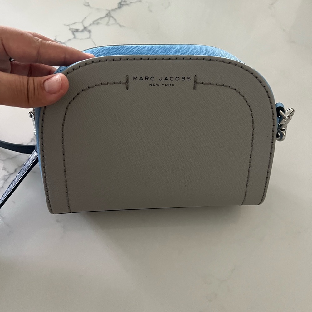 Marc Jacobs Blue and Gray Crossbody Bag